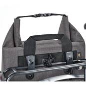 Sacoche porte-bagages urbaine en polyester