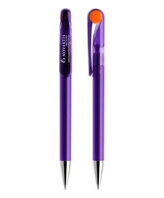 Stylo à Bille Torsion en plastique ABS Transparent