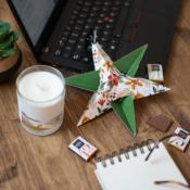 Etoile de Noël personnalisée