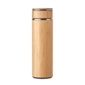 Bouteille à double paroi en bambou