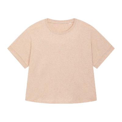 T-shirt à manches retroussées - Femme