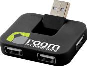 Hub USB pliable à 4 ports