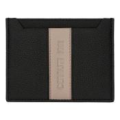 Porte-cartes Delano Taupe & Black