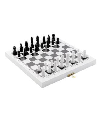 Jeu de société 3 en 1 dans une boîte en bois Deluxe