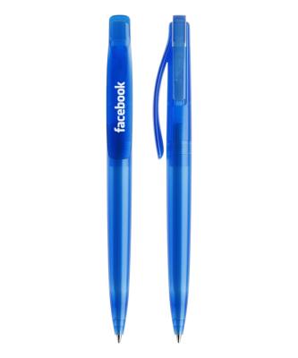 Stylo à Billes Transparent en Plastique ABS Poussoir