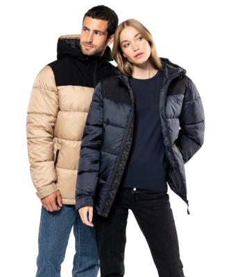 Parka Matelassée à capuche bi-ton - Unisexe