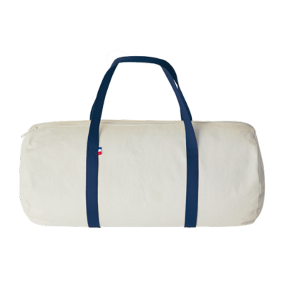 Sac polochon avec tissage en coton