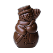 Moulage de Noël en chocolat bio