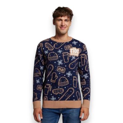 Pull de Noël tricoté sur-mesure