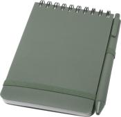 Carnet en plastique océanique A6 avec stylo bille