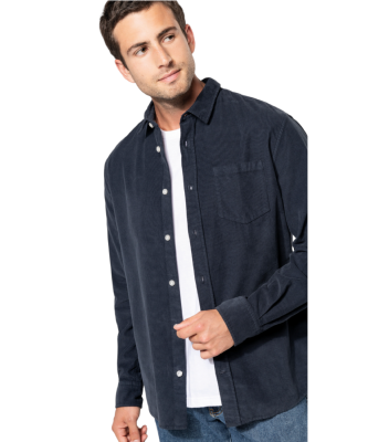Chemise en velours côtelé - Homme - 150 g