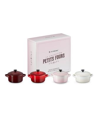 Set de 4 mini-cocottes Petits Fours en céramique