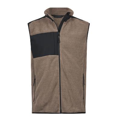 Bodywarmer épais avec empiècements renforcés