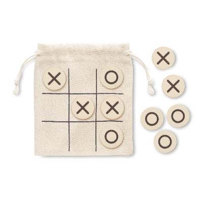 Jeu de morpion en bois