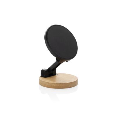 Support téléphone en bambou et plastique RCS