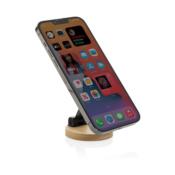 Support téléphone en bambou et plastique RCS