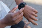 Montre connectée en TPU recyclé