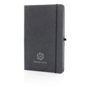 Carnet A5 à couverture rigide en cuir recyclé