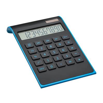 Calculatrice de bureau bicolore solaire