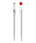 Stylo à Bille Torsion en plastique ABS Transparent
