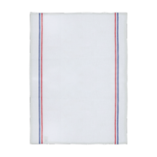 Torchon avec bandes tricolores - 100% coton