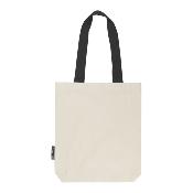 Sac shopping anses contrastées
