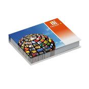 Notes adhésives avec couverture rigide
