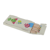 Set de 6 crayons de couleurs made in France