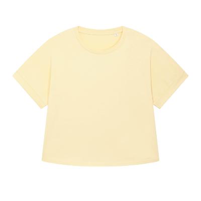 T-shirt à manches retroussées - Femme
