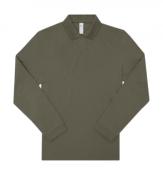 Polo manches longues en coton pour Homme - 180 g