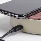Enceinte avec station de charge à induction