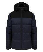 Parka Matelassée à capuche bi-ton - Unisexe