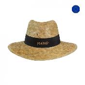 Chapeau de paille avec Bandeau en PET - Made in Europe