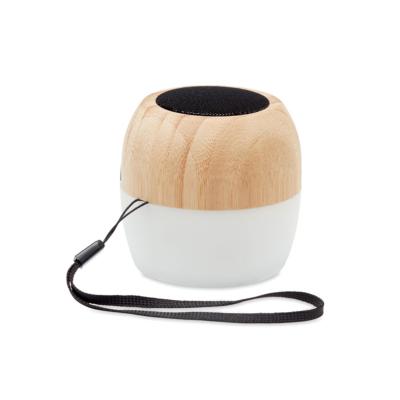 Haut-parleur sans fil 5.0 en bambou et PP