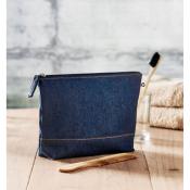 Trousse de toilette en denim