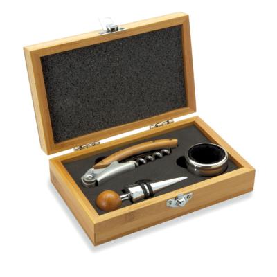 Coffret de sommelier en bambou