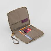 Organiseur de voyage en simili cuir