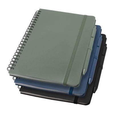 Carnet couverture rigide A5 avec stylo bille