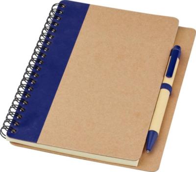 Carnet de notes recyclé avec stylo