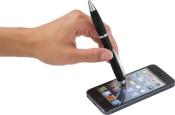 Stylo bille/stylet avec grip noir