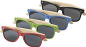 Lunettes de soleil rétro - bambou