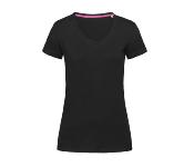 T-shirt Col V Femme 170g