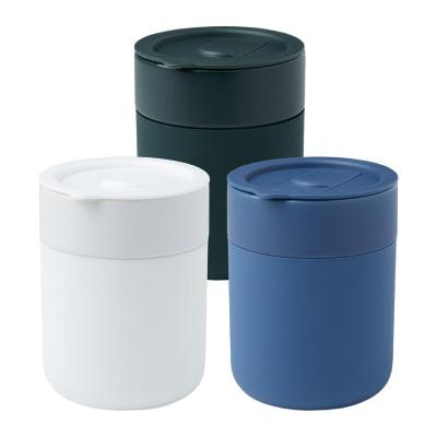 Gobelet en céramique avec revêtement en silicone - 330 ml