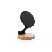 Support téléphone en bambou et plastique RCS