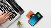 Batterie de secours/Powerbank en bambou avec logo lumineux