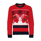 Pullover col rond de Noël - Enfant