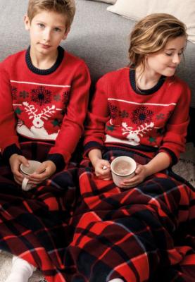 Pullover col rond de Noël - Enfant