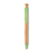 Stylo bille en bambou et paille de blé