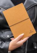 Carnet de notes A5 en cuir recyclé