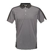 Polo contrasté
